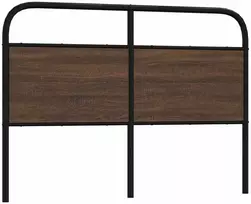 Pakaitinis galvūgalis, ruda ąžuolo, 140cm, apdirbta mediena ir plienas
