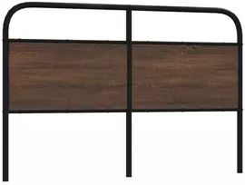 Pakaitinis galvūgalis, ruda ąžuolo, 150cm, apdirbta mediena ir plienas