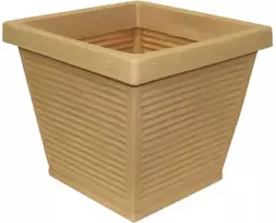 Fokus kvadratinis sodo vazonas 40 x 40 x 33 cm imbiero PATIO