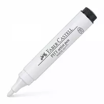 Rašiklis piešimui Faber-Castell PITT Artist Pen 2.5mm, #101 Baltas