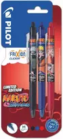 Pilot Pen Geliniai rašikliai, Pilot Frixion Clicker, 0,7mm, su trintuku, 3 spalvų