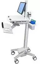 Ergotron StyleView Fahrwagen mit LCD-Gelenk non Power LCD bis 61cm 24Zoll Belastung max.16kg. bis 63cm Anhebung