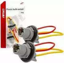Amio Plastikiniai lizdai 2 vnt., T15/W16W/W5W