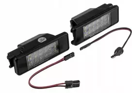 NTY LED numerių apšvietimas Citroen, Fiat, Mercedes Benz, Nissan, Peugeot, Toyota, VW
