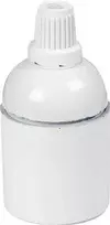 Solar Plus E27 lizdas, baltas, su laido apsauga