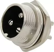 24-767# 3 kontaktų cb mikrofono lizdas korpusui