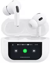 Dudao U19 į ausis įkišamos TWS belaidės Bluetooth 5.3 ausinės su LED ekranas – baltas