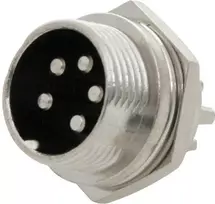 24-769# 5 kontaktų cb mikrofono lizdas korpusui