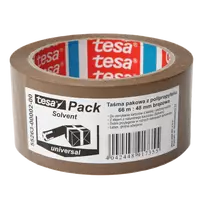TESA PAKAVIMO JUOSTA SOLVENT 66m 48mm RUDA