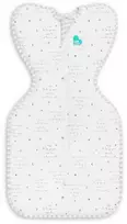 Love To Dream Otulacz Swaddle UP - dydis M - balta, kosmos i napisy ETAP1 - 0.2 TOG Original
