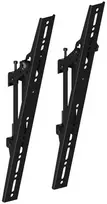 Laikiklis Multibrackets M Pro serija – 600 mm pakreipiamos svirtys, plokščio montavimo svirtis, juoda, plienas, 30 kg, bėgelis, -15–0°