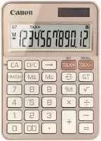 „Canon KS-125KB“ skaičiuotuvas Kompiuteriniai blankai Paprastas skaičiuotuvas Aukso rožinis