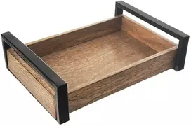 MANGO medinis serviravimo padėklas 30,5x22 cm