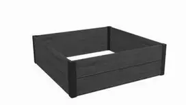 Obrzeże Keter klevo sodo apvadas, plastikinis, pilkas, matmenys 106x106x32, atsparus oro sąlygoms, 249298