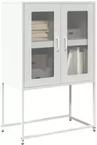 Komoda, baltos spalvos, 68x39x107 cm, plienas