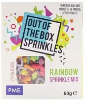PME Rainbow cukraus pabarstukai 60 g