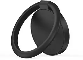 Tech-Protect magnetinis telefono žiedo laikiklis / žiedas su stovo funkcija - juodas