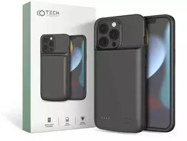 „Tech-Protect PowerCase“, skirtas „iPhone 13/13 Pro“ su 4800 mAh maitinimo bloku – juodas