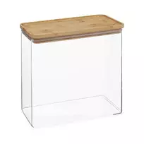 5five Simply Smart Bamboo ESKE birių produktų konteineris, išilginis su bambukiniu dangteliu, 3L