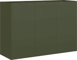Lovelis, alyvuogių žalias, 120x40x80cm šaltai valcuotas plienas