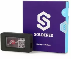Soldered 2 rašalo plokštelė su korpusu ir baterija – 2.13 colių 212x104 pikselių elektroninio popieriaus ekranas – ESP32 – skirtas Arduino – lituojamas 333228