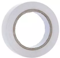 Izoliacinė juosta, Bycom, 0.13 x 19 mm. 20 m. balta