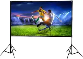 EXTRALINK FOLDABLE Projektoriaus ekranas 72" 16:9, 160x90cm, Baltas, WITH STAND, PSF-72
