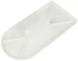 PME Išlyginimo mentele glajui ir masei 17 x 8 cm balta