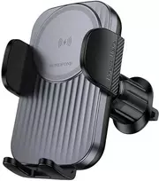 Oem Borofone automobilinis laikiklis BH221 Path su indukciniu įkrovimu į ventiliacijos groteles, juodos spalvos