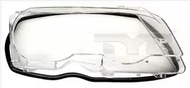 TYC Priekinio žibinto stiklas BMW 3 E46 cabrio / coupe 1998-2001
