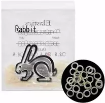 Angzhili Ortodontiniai elastikai Rabbit Soft 4,5oz, 5mm, 3 x 100vnt