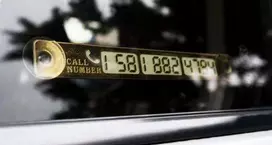 Telefono numerio lentelė automobiliui, 1 vnt.