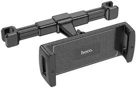 Automobilinis telefono / planšetinio kompiuterio laikiklis Hoco galvos atramai (4,7" - 12,9") CA121 juodas