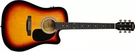 Elektroakustinė gitara Fender Squier SA-105CE SUNBURST