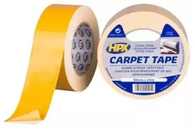 hpx Dvipusė lipni juosta kilimams, balta, 50 mm x 25 m