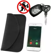 Hurtel Apsaugos nuo vagystės dėklas automobilio raktams Telefono radijo blokavimas Faraday dėžutė Faraday narvas 20cm x 11cm juodas