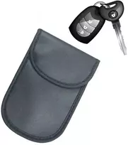 Hurtel Apsaugos nuo vagystės automobilio raktelių dėklas blokuoja radijo bangas Keyless Faraday Box dangtelis Faraday narvas 14 cm su 10 cm juodu