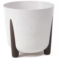 Lamela Gėlių vazonas Frida Eco Baltas 260mm 8.1L