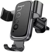 Gravity car phone holder Hoco air vent H80 juodas and pilka