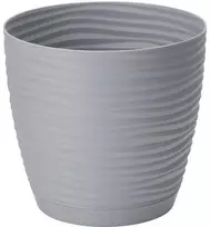 Puķu pods Form Plastic Sahara Petit 3040-040, plastmasa, pelēka krās.