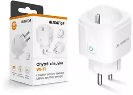 ALIGATOR Wi-Fi išmanusis lizdas su galios matuokliu