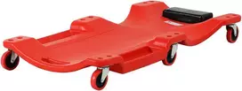 DURHAND automobilių surinkimo stalas, automobilių surinkimo stalas, surinkimo stalas su 6 ratukais, raudonos spalvos, 120 kg keliamoji galia