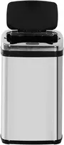 Homcom Automatinė jutiklinė šiukšlių dėžė IR, 30 l, kvadratinė