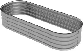 Outsunny Metalinė pakeliama lysvė, daržovių lysvė 150 x 62 x 30 cm