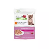 None Natural Trainer Cat Kitten kalakutiena konservai kačiukams 85g 12vnt