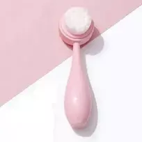 Eu Sandelis Dvipusis veido valymo šepetėlis, valomasis, minkštas, silikoninis 14,5 cm SCZ13R