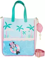 Loungefly Disney Minnie Vacation Style tote bag + coin purse