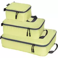 Daiktų pakavimo rinkinys COCOON Packing Cube Set - Birch - Sunny Lime