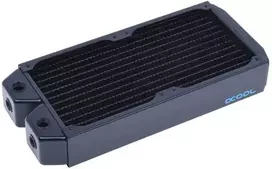 „Alphacool NexXxoS XT45“ varinis radiatorius – 240 mm, juodos spalvos