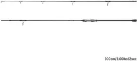 Karpinė meškerė Delphin Opium BlacxCARP 3G TechnoCORK, 3,0 m, 3,0 lbs (13,61 kg), 2-jų dalių